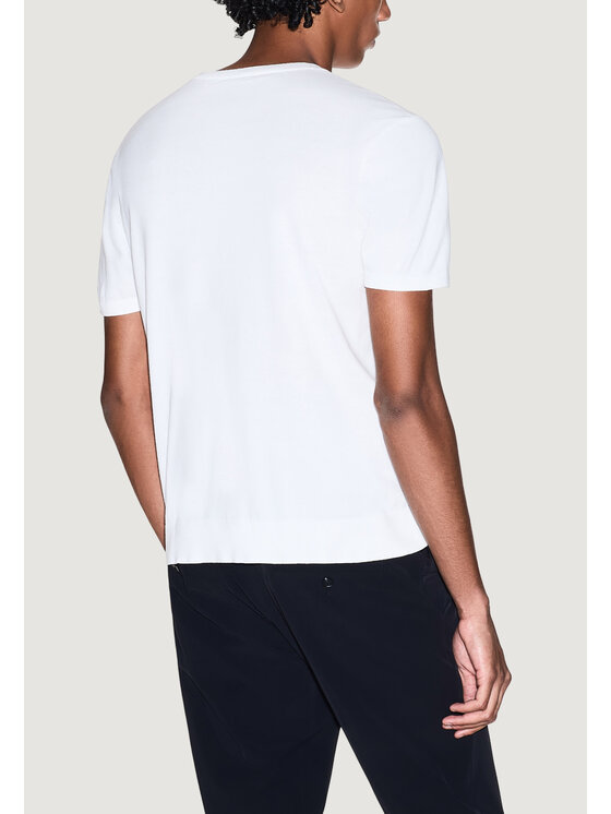 Armani Exchange Armani Exchange T-Shirt 8NZM5C ZM3JZ Biały Bermuda Fit