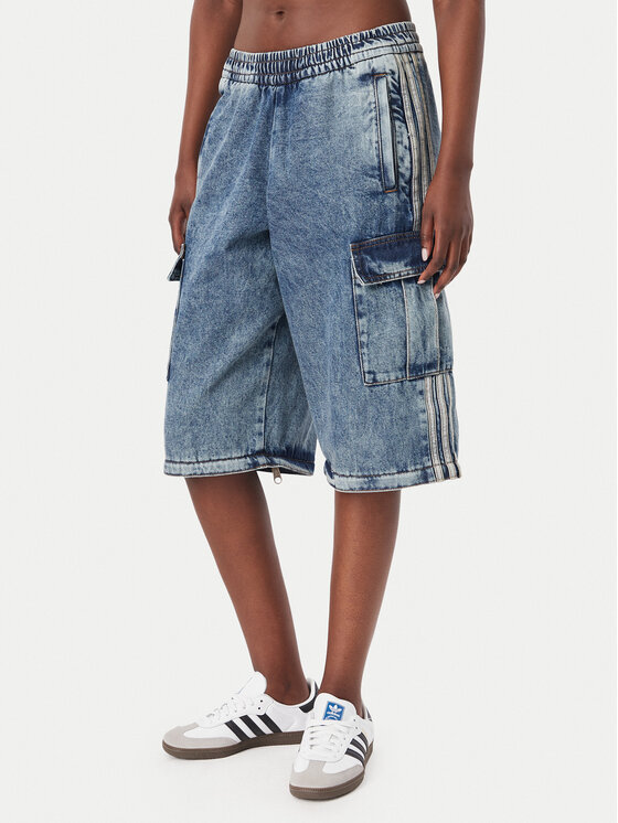 adidas adidas Τζιν KQ6479 Μπλε Oversize