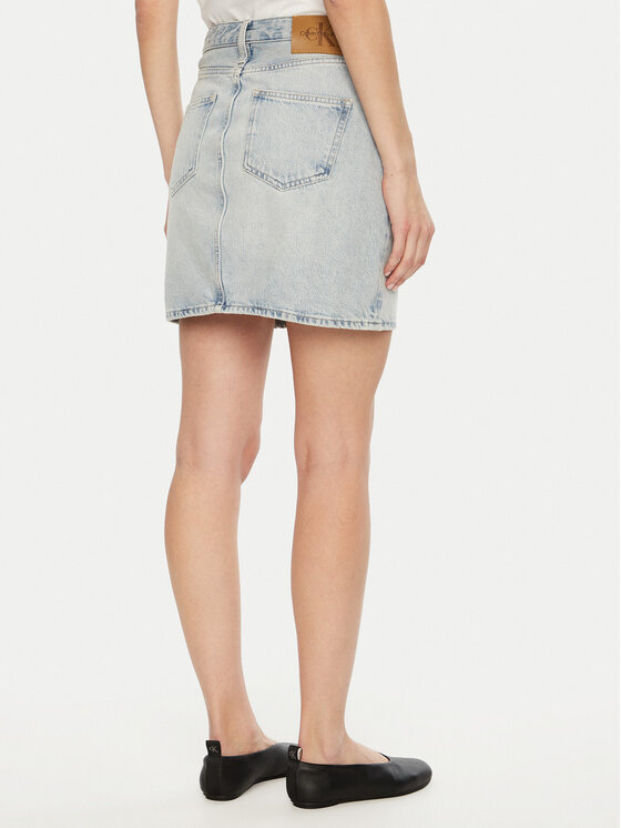 Calvin Klein Jeans Calvin Klein Jeans Spódnica jeansowa J20J224534 Niebieski Regular Fit