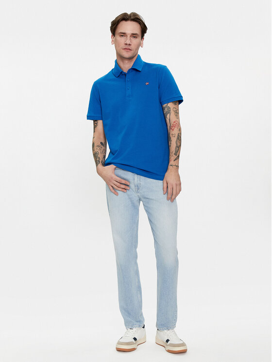 Napapijri Napapijri Polokošeľa Eolanos 3 NP0A4GB3 Modrá Regular Fit