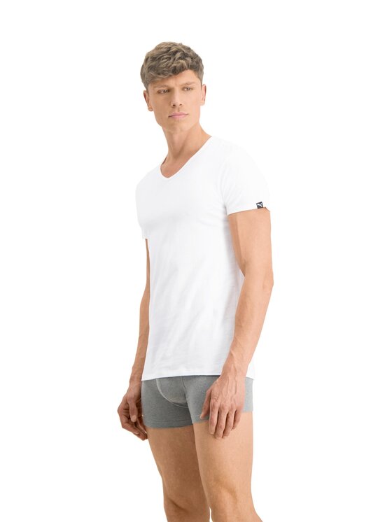 Puma Puma T-Shirt 27498 Biały Comfort Fit