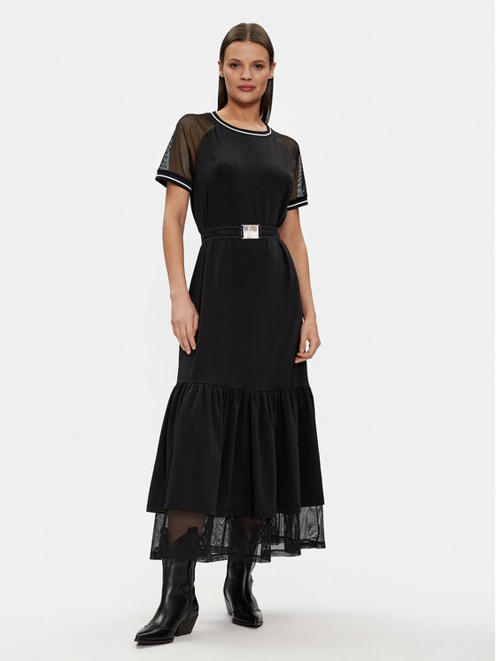 Liu Jo Liu Jo Haljina za svaki dan TA4264 JS088 Crna Regular Fit