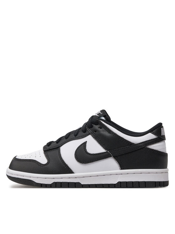 Nike Nike Sneakersy Dunk Low (GS) CW1590 100 Czarny