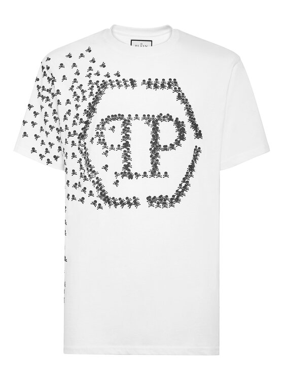 PHILIPP PLEIN PHILIPP PLEIN Tričko 171 Biela Regular Fit