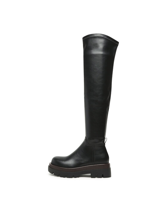 PINKO PINKO Čizme preko koljena Brahms Cuissard AI 23-24 BLKS1 102331 A1D7 Crna