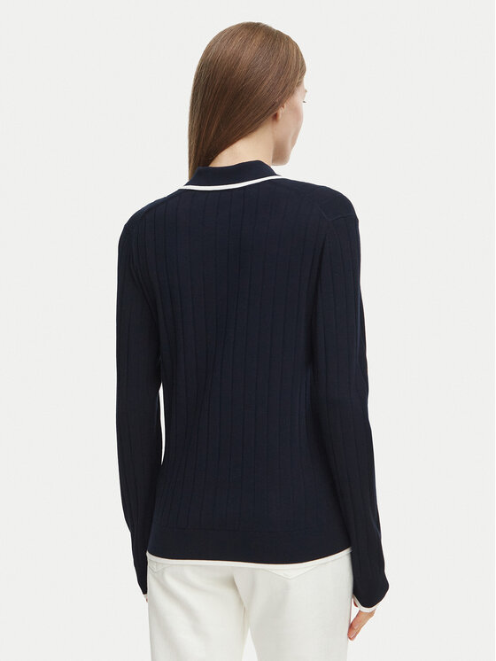 Lacoste Lacoste Megztinis AF8544 Tamsiai mėlyna Regular Fit