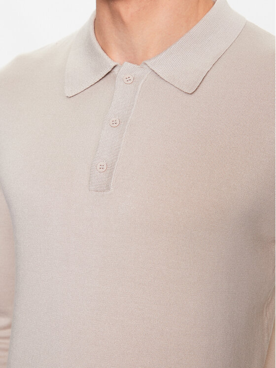 Only & Sons Only & Sons Polo 22021184 Beige Regular Fit