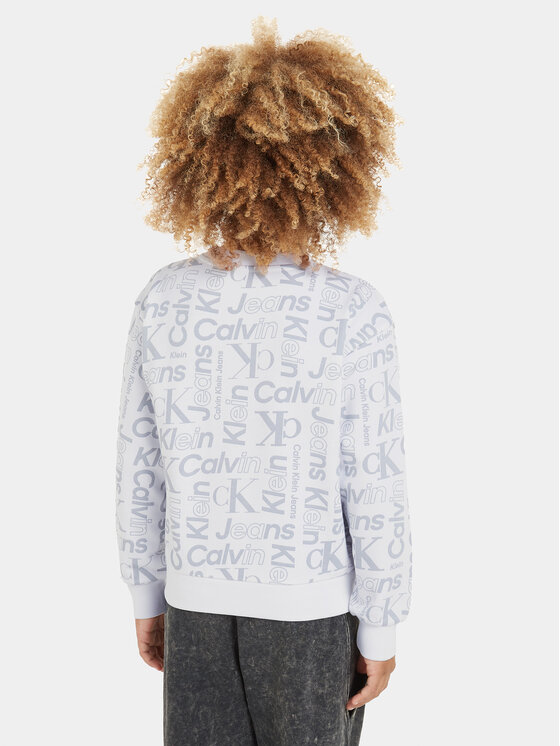 Calvin Klein Jeans Calvin Klein Jeans Світшот Inst Ck Aop IB0IB02046 Сірий Regular Fit