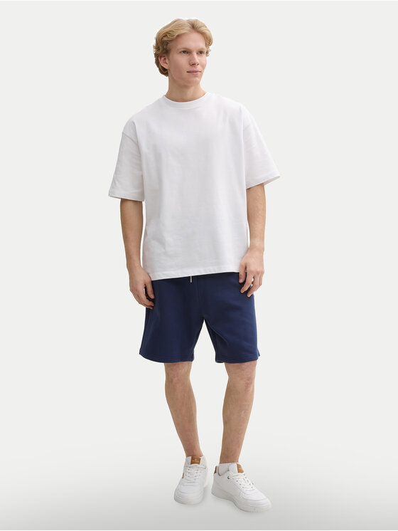 Tom Tailor Denim Tom Tailor Denim Szorty sportowe 1045584 Granatowy Regular Fit