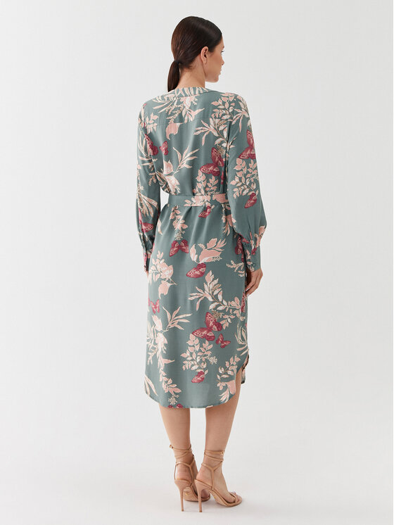 Vero Moda Vero Moda Kleid für den Alltag Easy Laurel 10297341 Grün Regular Fit