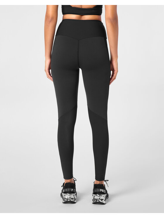 Plein Sport Plein Sport Legginsy 10187 Czarny Active Fit
