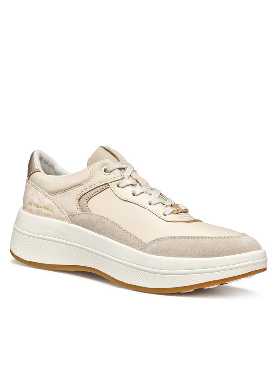 Geox Geox Laisvalaikio batai D Spherica ECUB-3 D46WTD 08504 C1122 Écru