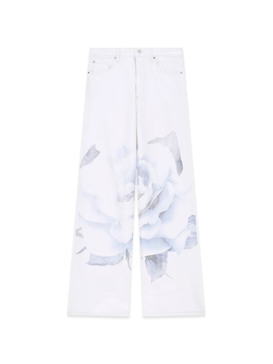 Guess Guess Jeansy 181607 Biały Relaxed Fit