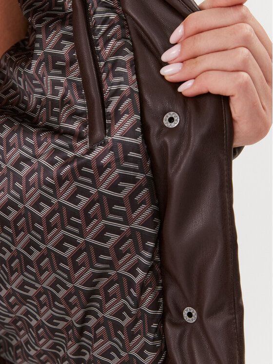Guess Guess Winterjacke Ivana W3BL12 WFSP0 Braun Regular Fit