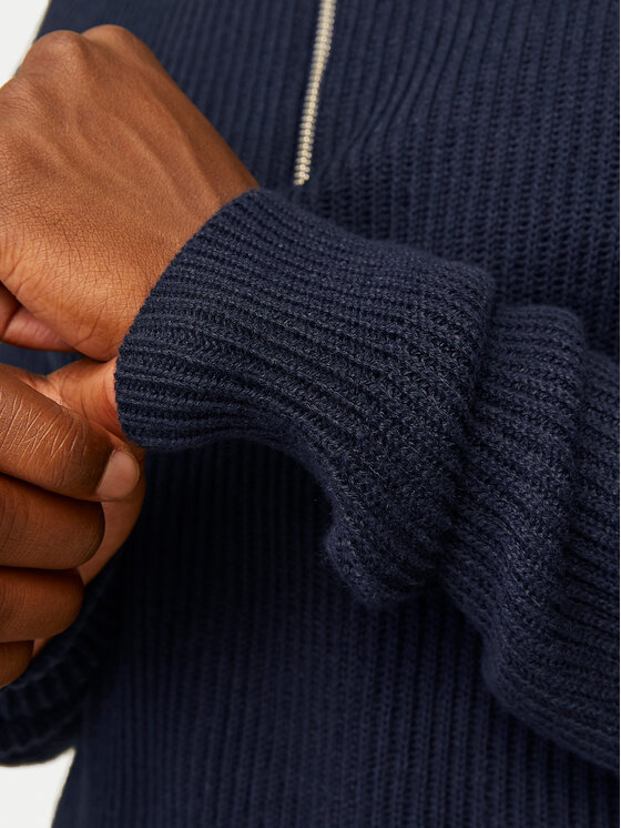 Jack&Jones Jack&Jones Džemperis Pannel 12258473 Tumši zils Regular Fit