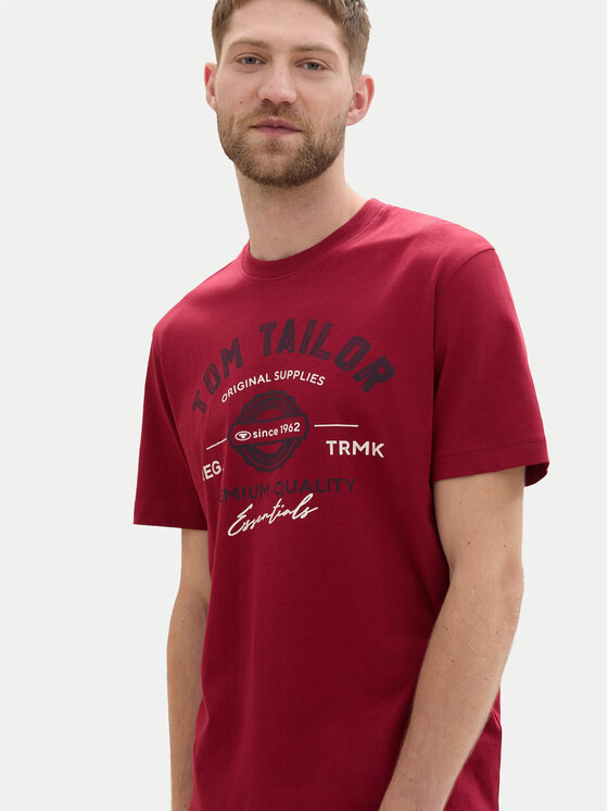 Tom Tailor Tom Tailor Футболка 1037735 Червоний Regular Fit
