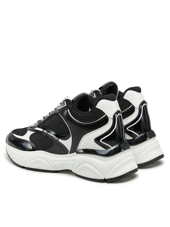 KARL LAGERFELD KARL LAGERFELD Sneakersy Komet Wedge KL65724A Černá