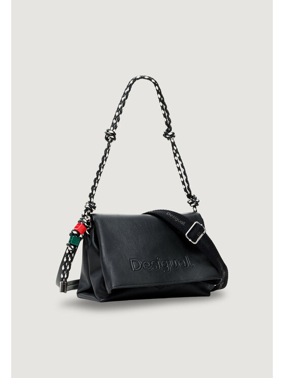 Desigual Desigual Τσάντα BAG_HALF LOGO VENECIA 4.0 Μαύρο