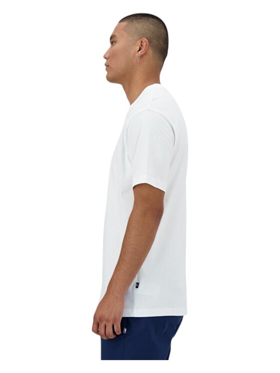 New Balance New Balance T-shirt mt41548 Bianco Regular Fit