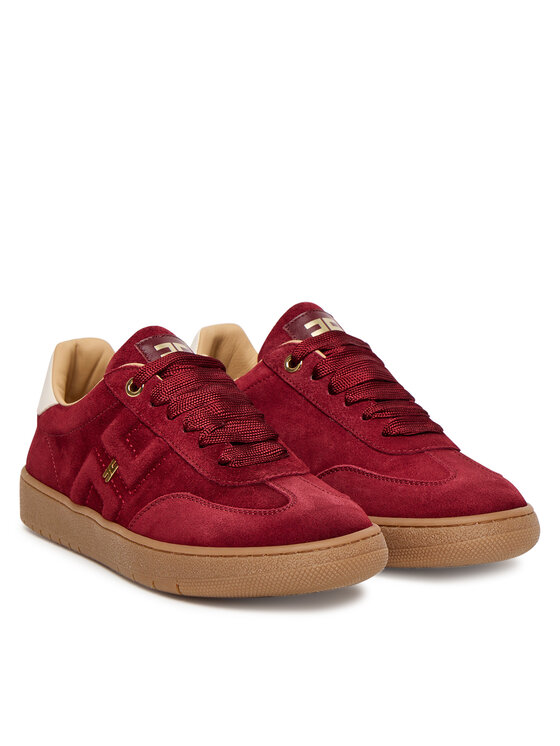 Elisabetta Franchi Elisabetta Franchi Sportcipők Low Cut Lace Up F4A9-E0340-0071 D Bordó