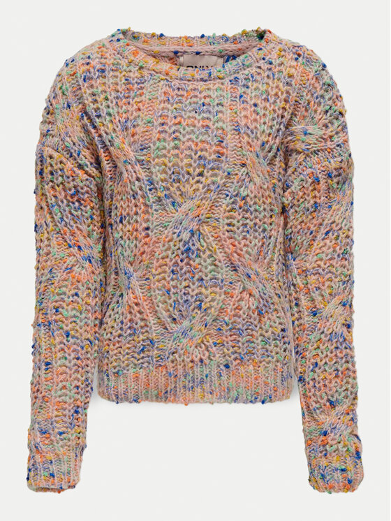 Kids ONLY Sveter 15329327 Farebná Loose Fit