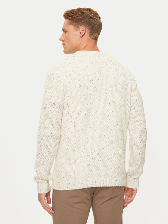 Sisley Sisley Kampsun 10FES103Z Beež Regular Fit