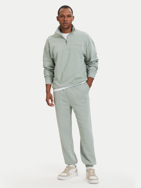 Tommy Hilfiger Tommy Hilfiger Суитшърт Essential UM0UM03909 Светлозелен Regular Fit