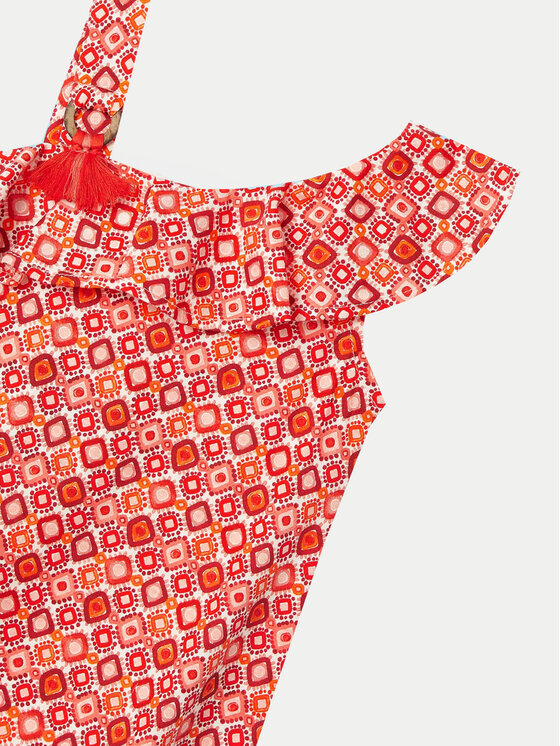 Mayoral Mayoral Suvekleit 3951 Punane Regular Fit