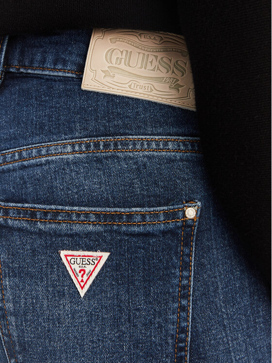 Guess Guess Blugi W5YA0R D5QP4 Albastru Regular Fit