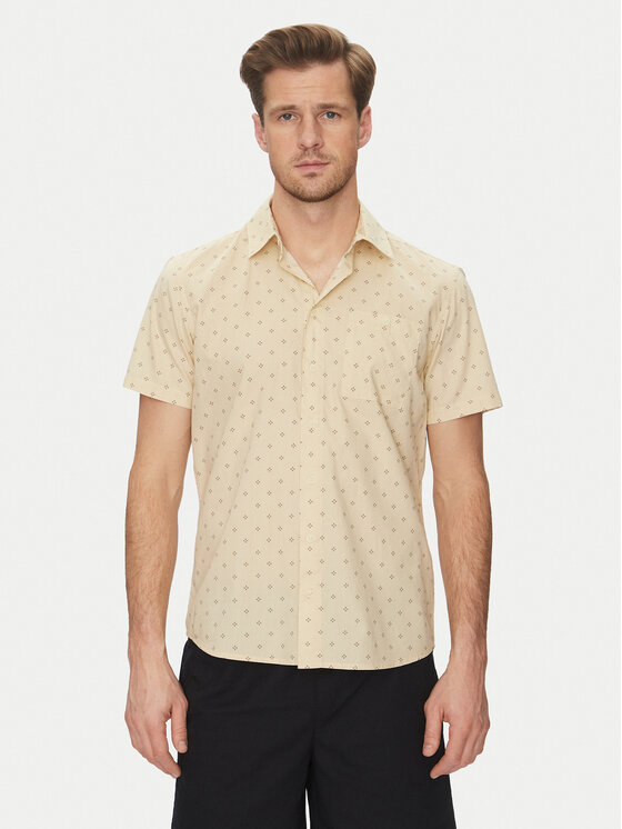 Blend Blend Camicia 20718220 Beige Regular Fit