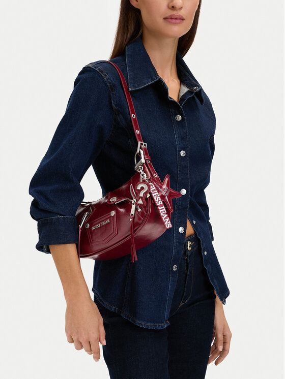 Guess Jeans Guess Jeans Handtasche CEO-GUESS-S-006-10 Dunkelrot