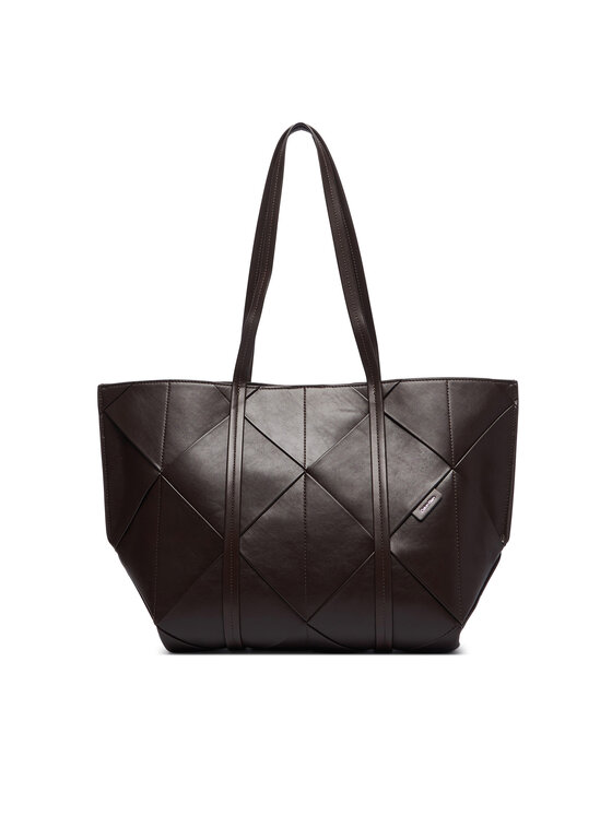 Calvin Klein Calvin Klein Borsetta Woven Medium Carryall LV04F3548G Marrone