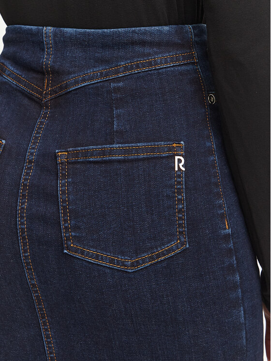 Rinascimento Rinascimento Jeansrock CFC0129941003 Dunkelblau Regular Fit