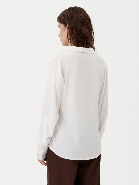 Vila Vila Košile Rosa 14102674 Bílá Regular Fit