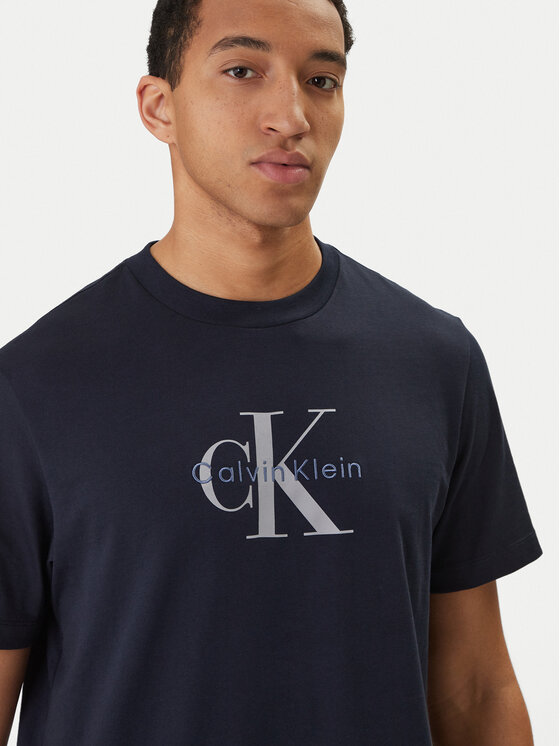 Calvin Klein Jeans Calvin Klein Jeans T-krekls Hero Monologo LV04RB862G Tumši zils Regular Fit