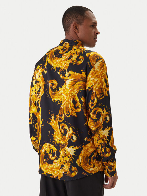 Versace Jeans Couture Versace Jeans Couture Сорочка 80GAL2R0 NS757 Чорний Regular Fit