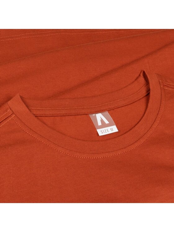 Alpinus Alpinus T-Shirt Drefekal Pomarańczowy Standard Fit