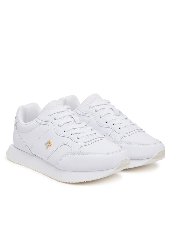 Tommy Hilfiger Tommy Hilfiger Sneakersy Runner FW0FW08696 Biela