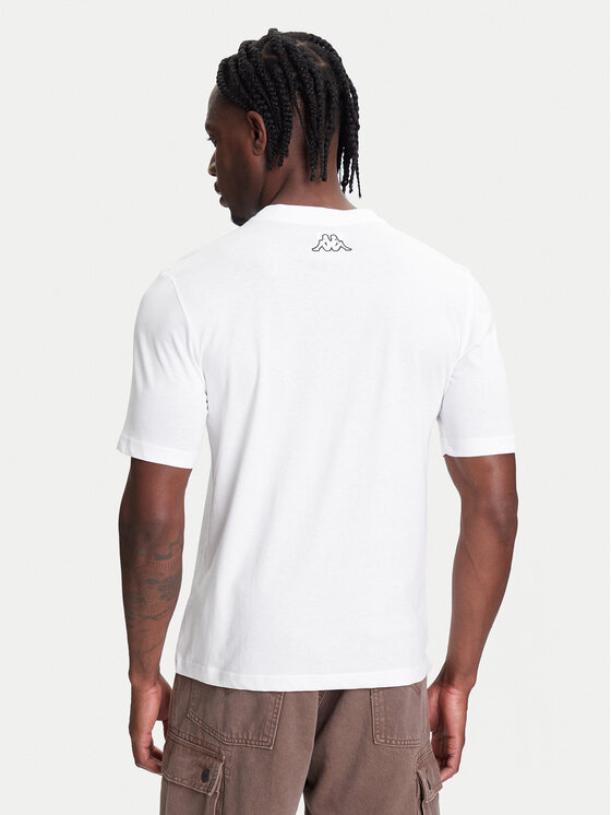 Kappa Kappa T-Shirt 351U8JW 001 Biały Regular Fit