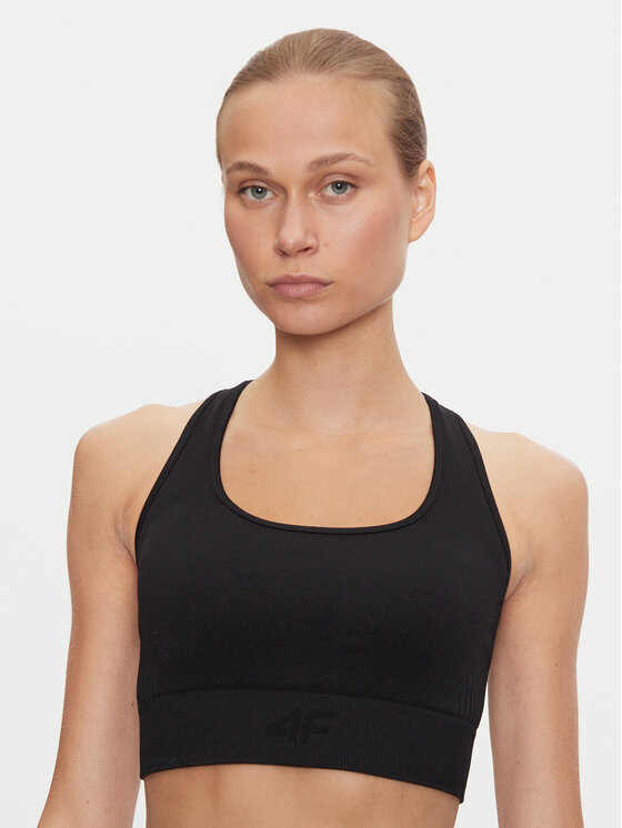 4F 4F Reggiseno sportivo 4FWAW24USBAF141 Nero