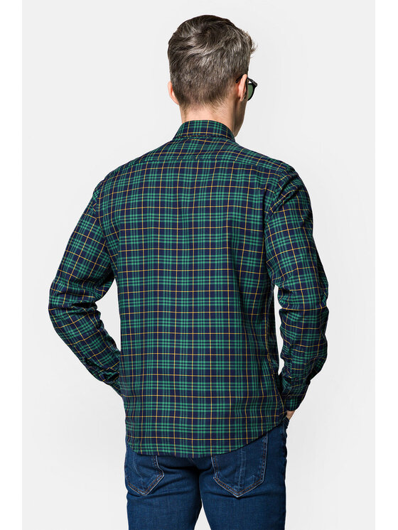 Lancerto Lancerto Koszula Kelly KO073222000012 Zielony Slim Fit