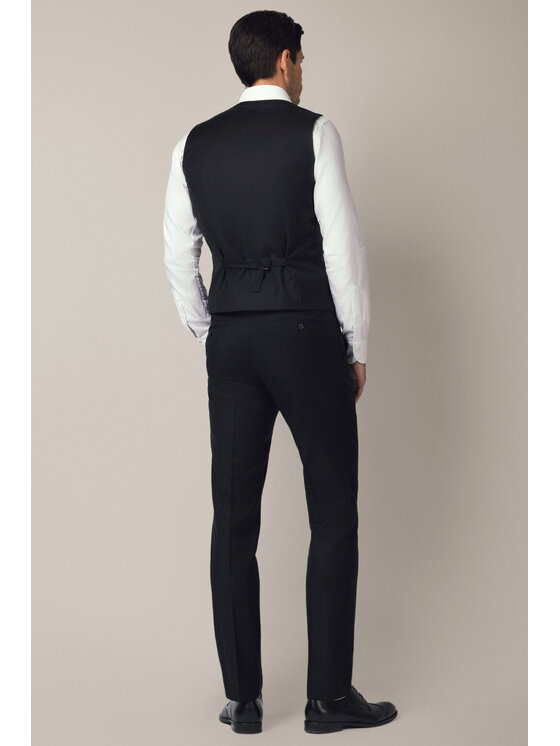 Lancerto Lancerto Kamizelka Barletta KA073125000004 Czarny Slim Fit
