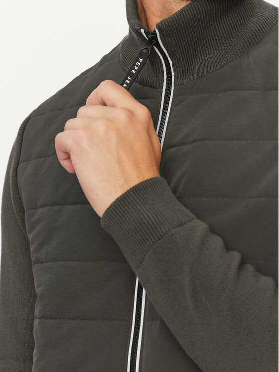 Pepe Jeans Pepe Jeans Džemperis ar kapuci Snell Mock PM702381 Pelēks Regular Fit