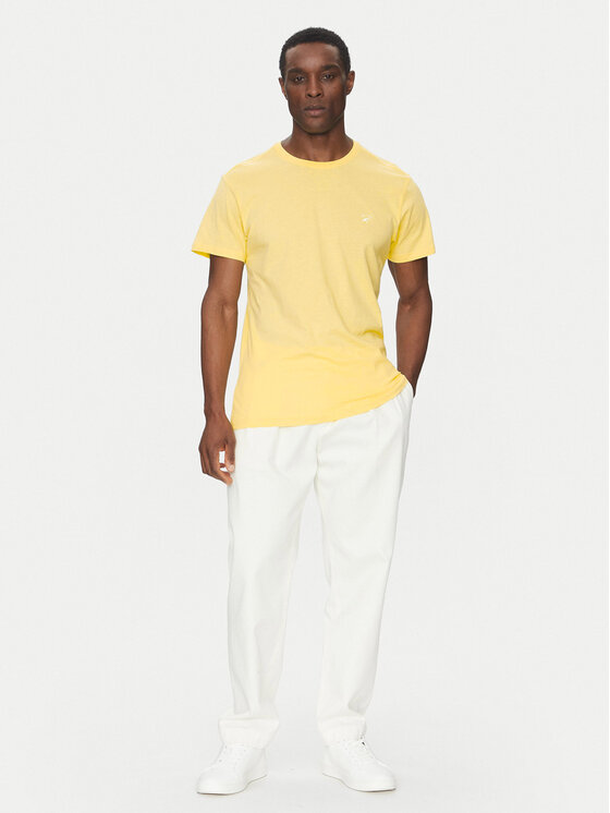INDICODE INDICODE T-särk Kloge 40-915 Kollane Regular Fit