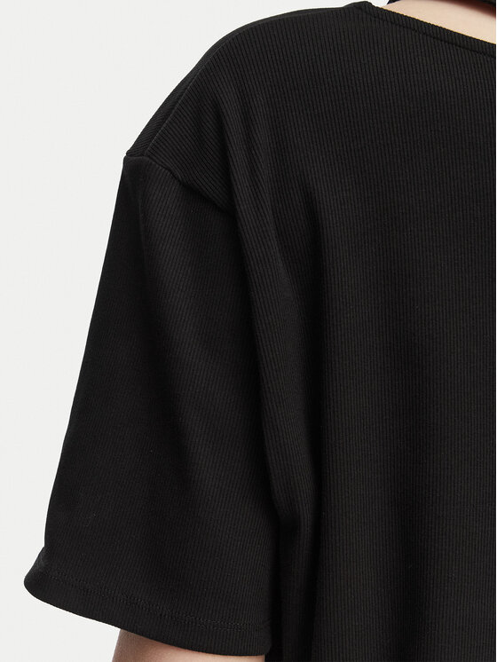 Karl Lagerfeld Jeans Karl Lagerfeld Jeans Tricou B2W17077 Negru Regular Fit