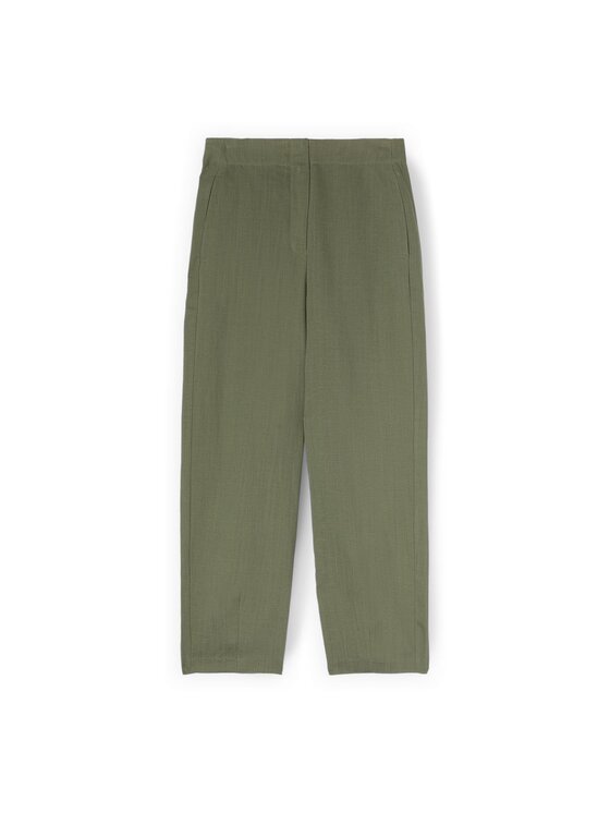 Motivi Motivi Spodnie materiałowe P00YQ004583N035 Zielony Regular Fit
