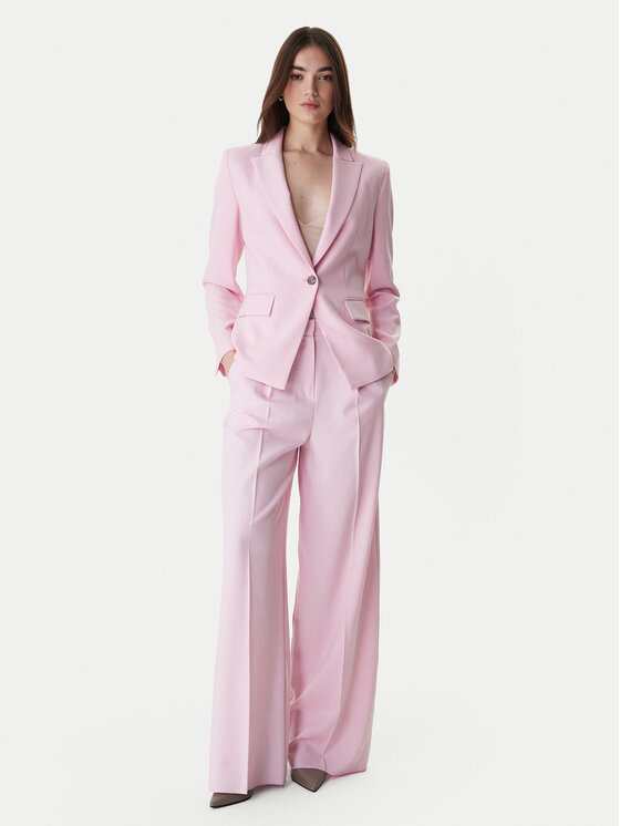 Marella Marella Palazzo nohavice Emme by Marella Slogan2 2615131311 Ružová Wide Leg
