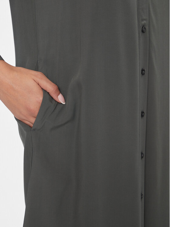 s.Oliver s.Oliver Рокля тип риза 2139371 Зелен Relaxed Fit