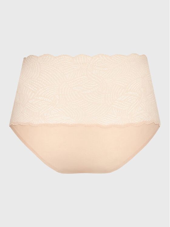 Chantelle Chantelle Klasične gaćice s visokim strukom Soft Stretch C11G80 Bež