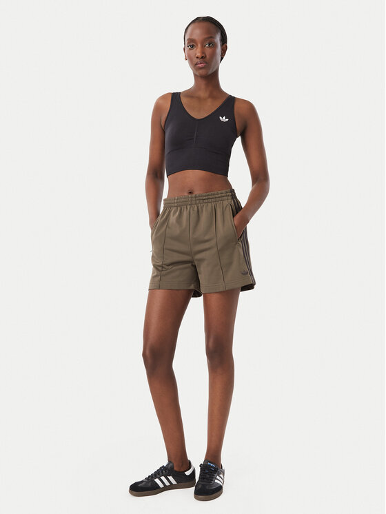 adidas adidas Szorty sportowe Firebird Classic KS4786 Khaki Loose Fit
